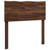vidaXL Baumkanten-Kopfteil ROSTOCK Dunkelbraun 75 cm Massivholz Akazie
