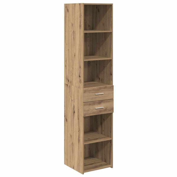 vidaXL Highboard Artisan-Eiche 40 x 42,5 x 185 cm Holzwerkstoff