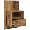 vidaXL Nachttisch 2 pcs Altholz 50 x 32.5 x 80cm Holzwerkstoff