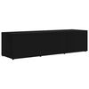 vidaXL TV-Schrank Schwarz 120x34x30 cm Holzwerkstoff