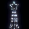 vidaXL LED Weihnachtsbaum 550 LEDs Kaltwei&szlig; 300 cm