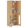 vidaXL Highboard Sonoma-Eiche 69,5x34x180 cm Holzwerkstoff