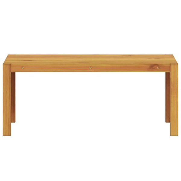 vidaXL Bank &Ouml;l-Natur 110 x 30 x 45 cm Massivholz Teak