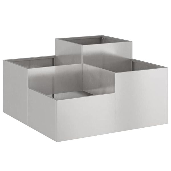 vidaXL Gartenblumentopf Rostig 80 x 80 x 48 cm