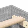 vidaXL Bettrahmen Graues Sonoma 193 x 123 x 25 cm Holzwerkstoff