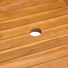 vidaXL 9-tlg. Garten-Essgruppe Massivholz Teak
