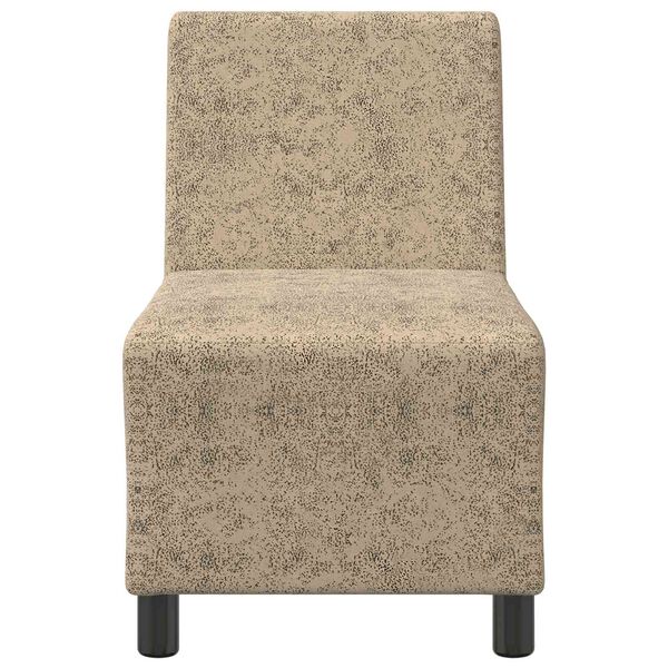 vidaXL | Sofa Stuhl | mit Kissen Hellgrau 55 x 74 x 82 cm Faux Wildleder