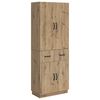 vidaXL Schrankset 2 stk. Artisan-Eiche Holzwerkstoff