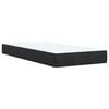 vidaXL Boxspringbett mit Matratze Schwarz 80x200 cm Samt