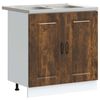 vidaXL K&uuml;chenschrank Kalmar R&auml;uchereiche 80 x 46 x 81.5 cm