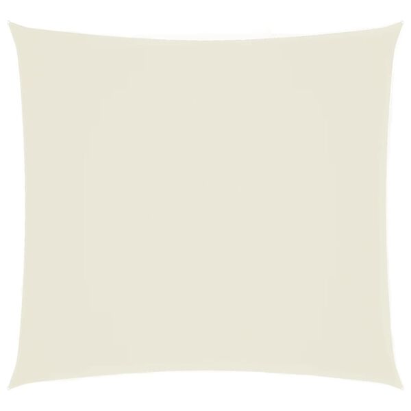 vidaXL Sonnensegel Oxford-Gewebe Quadratisch 6x6 m Creme