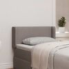 vidaXL Kopfteil Ohr Taupe 40,5 x 40,5 x 4 cm Stoff