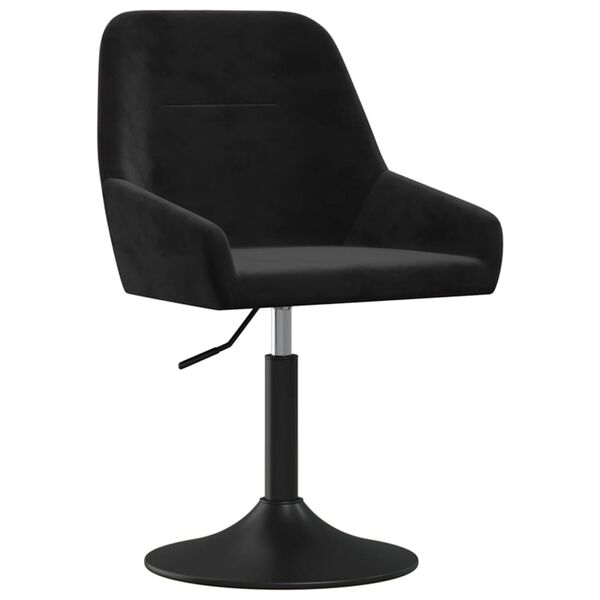 vidaXL Barhocker Schwarz Samt