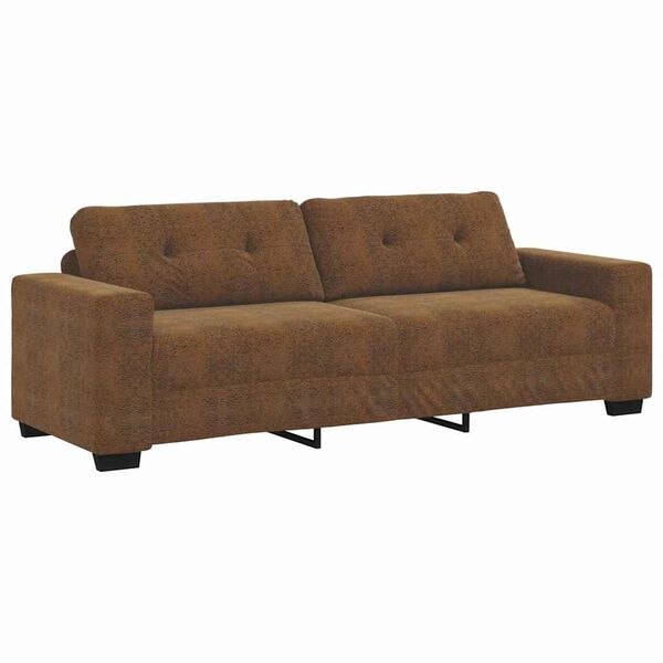 vidaXL 3-Sitzer-Sofa Braun 180 cm Kunstleder