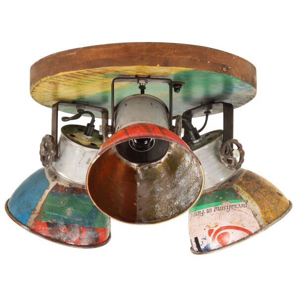 vidaXL Deckenleuchte Industrie-Stil 25 W Mehrfarbig 42x25 cm E27