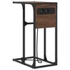 vidaXL Nachttisch Braun Eichen-Optik 41,5 x 26 x 60,5 cm Holzwerkstoff