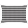 vidaXL Sonnensegel Anthrazit und Wei&szlig; 3 x 6 m HDPE