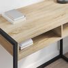 vidaXL Schreibtisch mit Speicher Sonoma 100 x 50 x 75 cm Holzwerkstoff