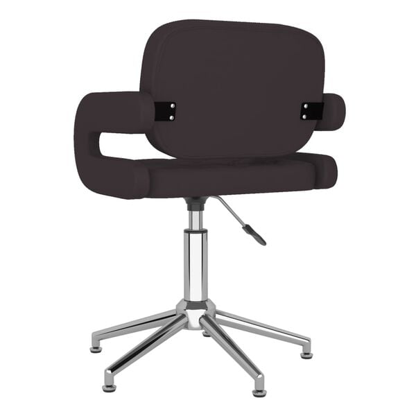 vidaXL B&uuml;rostuhl Drehbar Schwarz Kunstleder