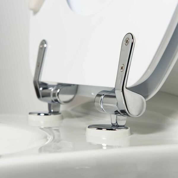 Tiger Toilettensitz Reno Absenkautomatik MDF Weiß 252350646