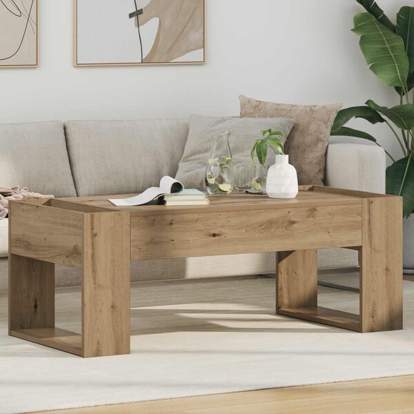vidaXL Couchtisch Artisan-Eiche 110 x 50 x 41 cm Holzwerkstoff