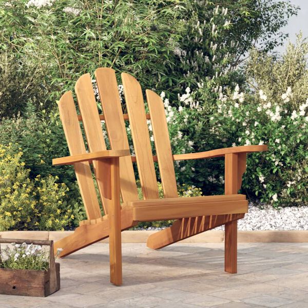 vidaXL Adirondack-Gartenstuhl 79x95x92 cm Massivholz Teak