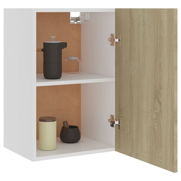 vidaXL Hängeschrank Lyon Sonoma-Eiche 39,5x31x60 cm Holzwerkstoff