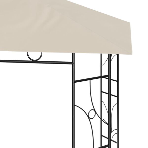 vidaXL Pavillon 3x3x2,7 m Creme 160 g/m²