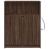 vidaXL LED-Sideboard Braun Eichen-Optik 77x34x100 cm Holzwerkstoff
