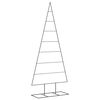 vidaXL Metall-Weihnachtsbaum f&uuml;r Dekorationen Schwarz 180 cm