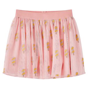 Kinderrock mit T&uuml;ll Hellrosa 104