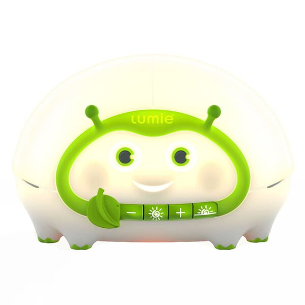 Lumie Schlaf- und Nachtlampe Bedbug Wei&szlig; und Blau