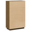 vidaXL Highboard Honigbraun 74x35x117 cm Massivholz Kiefer