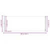 vidaXL Seitenmarkise Ausziehbar 220x600 cm Grau