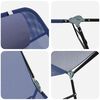 vidaXL Klappbare Sonnenliege 2 pcs Marineblau 182 x 55 x 85,5 cm