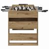 vidaXL Fu&szlig;balltisch Artisan-Eiche 146,5 x 74 x 85 cm Holzwerkstoff