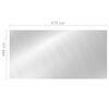 vidaXL Poolabdeckung Silbern 975x488 cm PE