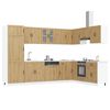 vidaXL K&uuml;chenschrank Lucca Altholz 80 x 46 x 81.5 cm Holzwerkstoff