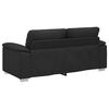 vidaXL 2-Sitzer-Sofa Schwarz 140 cm Kunstleder