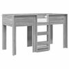 vidaXL Etagenbett f&uuml;r Kinder Graues Sonoma 75 x 190 cm Holzwerkstoff