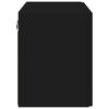 vidaXL TV-Wandschrank Schwarz 59,5 x 31 x 40 cm Holzwerkstoff
