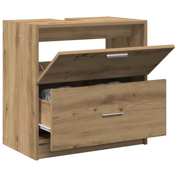 vidaXL Badezimmerschrank Artisan-Eiche 59 x 37 x 59 cm Holzwerkstoff