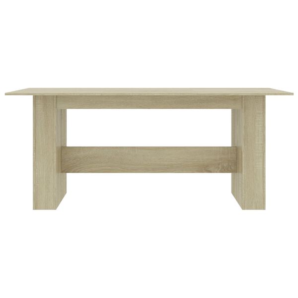 vidaXL Esstisch Sonoma-Eiche 180x90x76 cm Holzwerkstoff