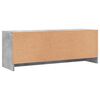 vidaXL TV-Schrank Betongrau 102x30x37,5 cm Holzwerkstoff