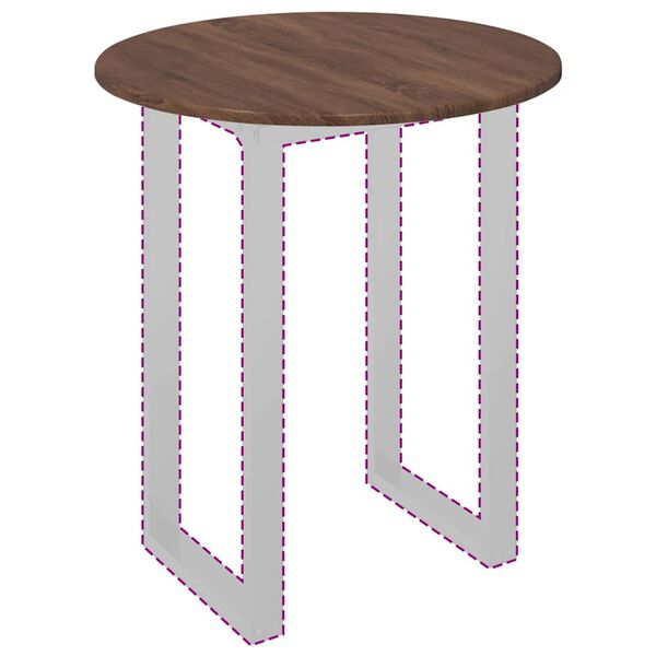 vidaXL Tischplatte Braun Eichen-Optik 60 x 60 x 1,5 cm Holzwerkstoff