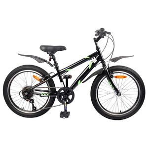 vidaXL Kinderfahrrad 20 Zoll 6-Speed f&uuml;r 6-11 Jahre alt Schwarz