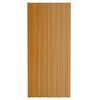 vidaXL Dachpaneele 12 Stk. Verzinkter Stahl Holzoptik Hell 100x45 cm