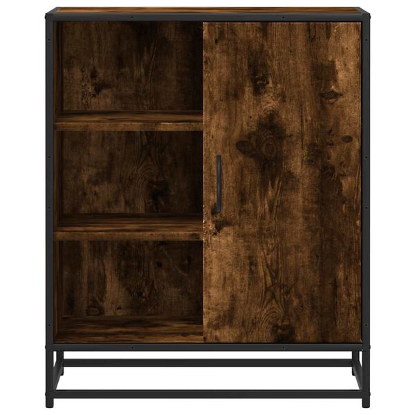 vidaXL Sideboard Räuchereiche 62x35x76 cm Holzwerkstoff