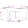 vidaXL TV-Schrank mit LED-Leuchten Wei&szlig; 60x30x30 cm