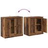 vidaXL Sideboards 3 pcs Altholz 70 x 35,5 x 67,5 cm Holzwerkstoff
